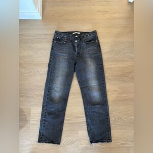 Levi's Women's Straight Jeans - Dark Gray